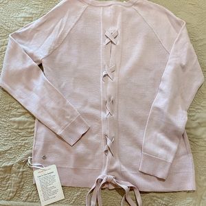 Lululemon NWT sweater size 6 (medium) baby pink